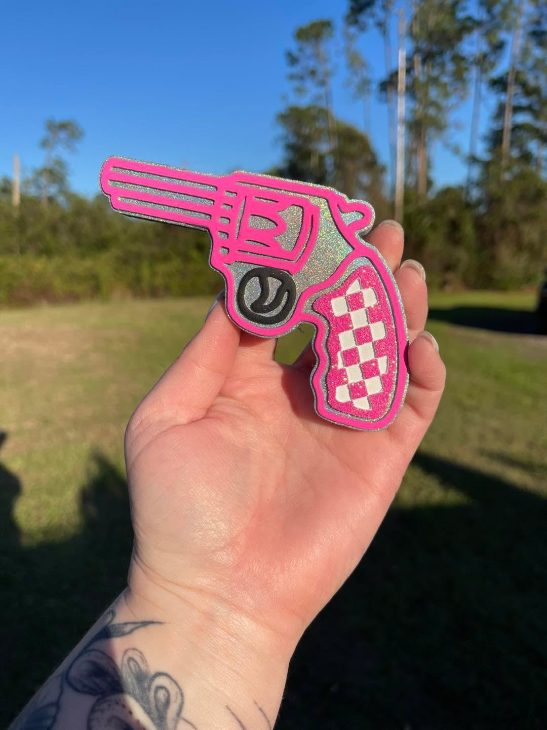 Checkered Pistol
