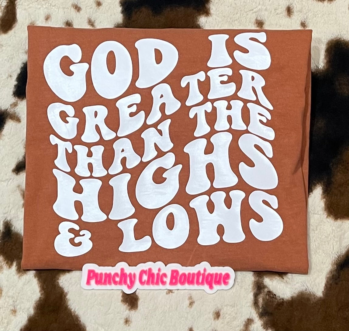 God is greater than