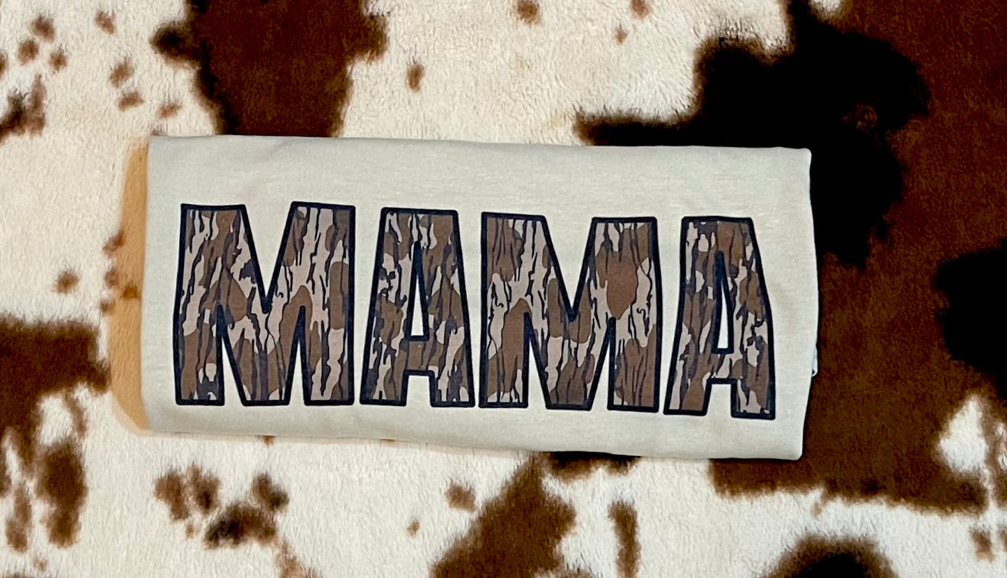 Mama Bottomland camo shirt