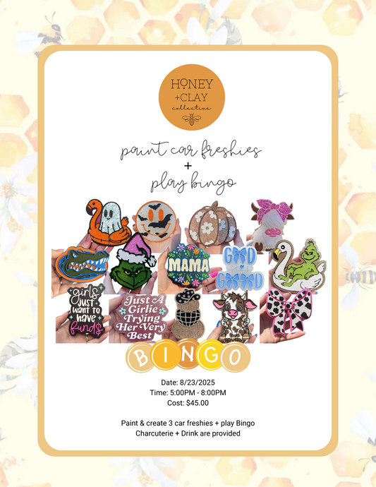 Freshie workshop + bingo!
