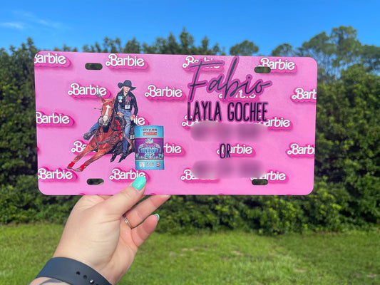 Custom License plates/Stall Signs