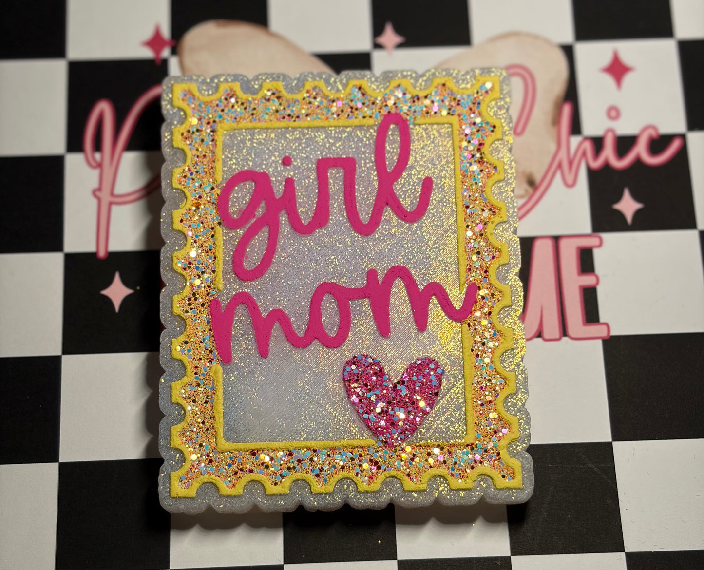 Girl Mom Stamp