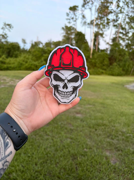 Skull hard hat